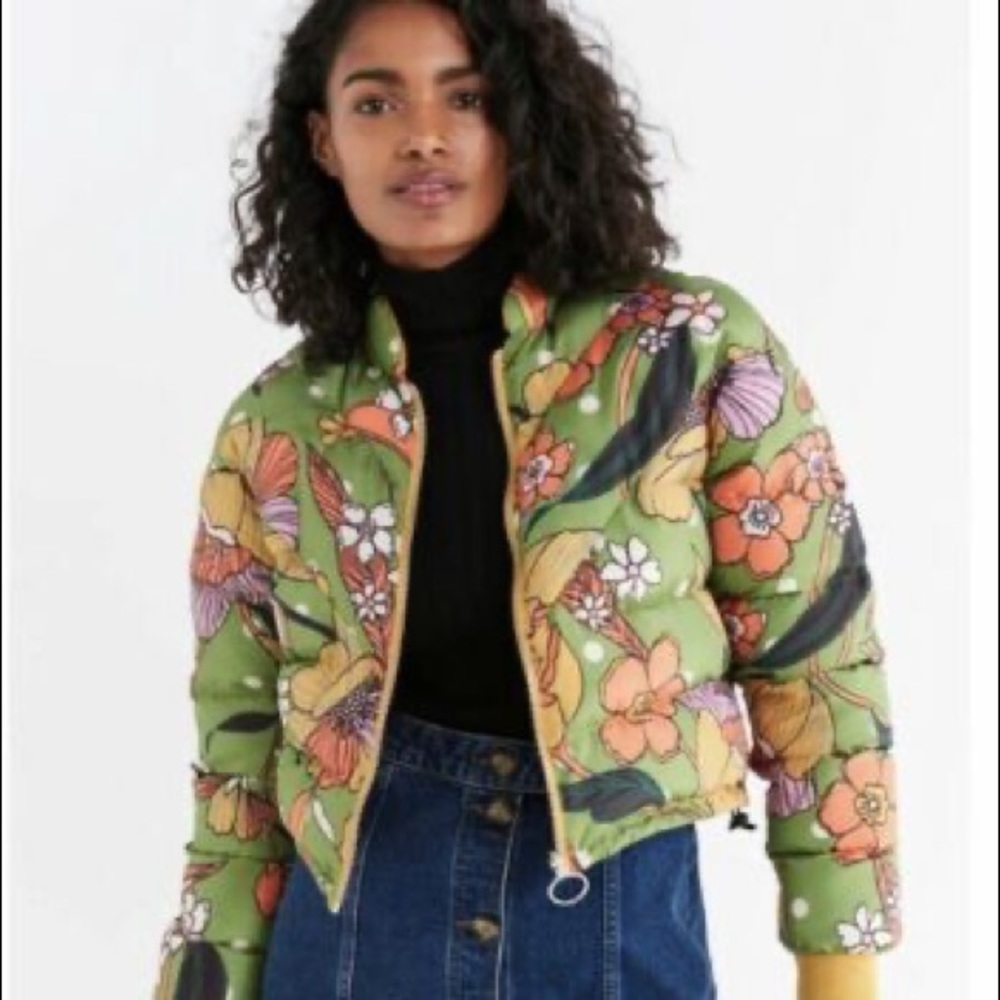 Urban outfitters renewal reversible puffy jacket
